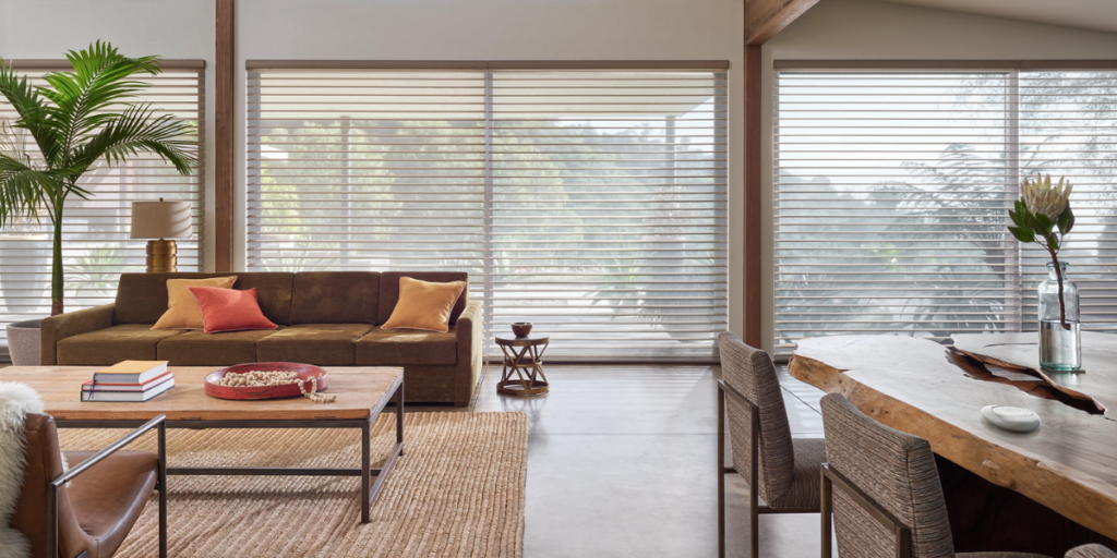 Sheer shades installed in a St. Louis home.