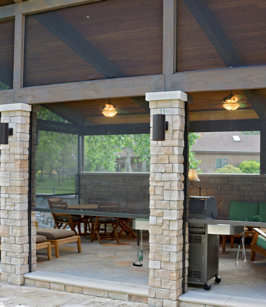 Custom patio sun shades that reduce uv exposure, keep temperatures comfortable, and extend use of outdoor space into fall.
