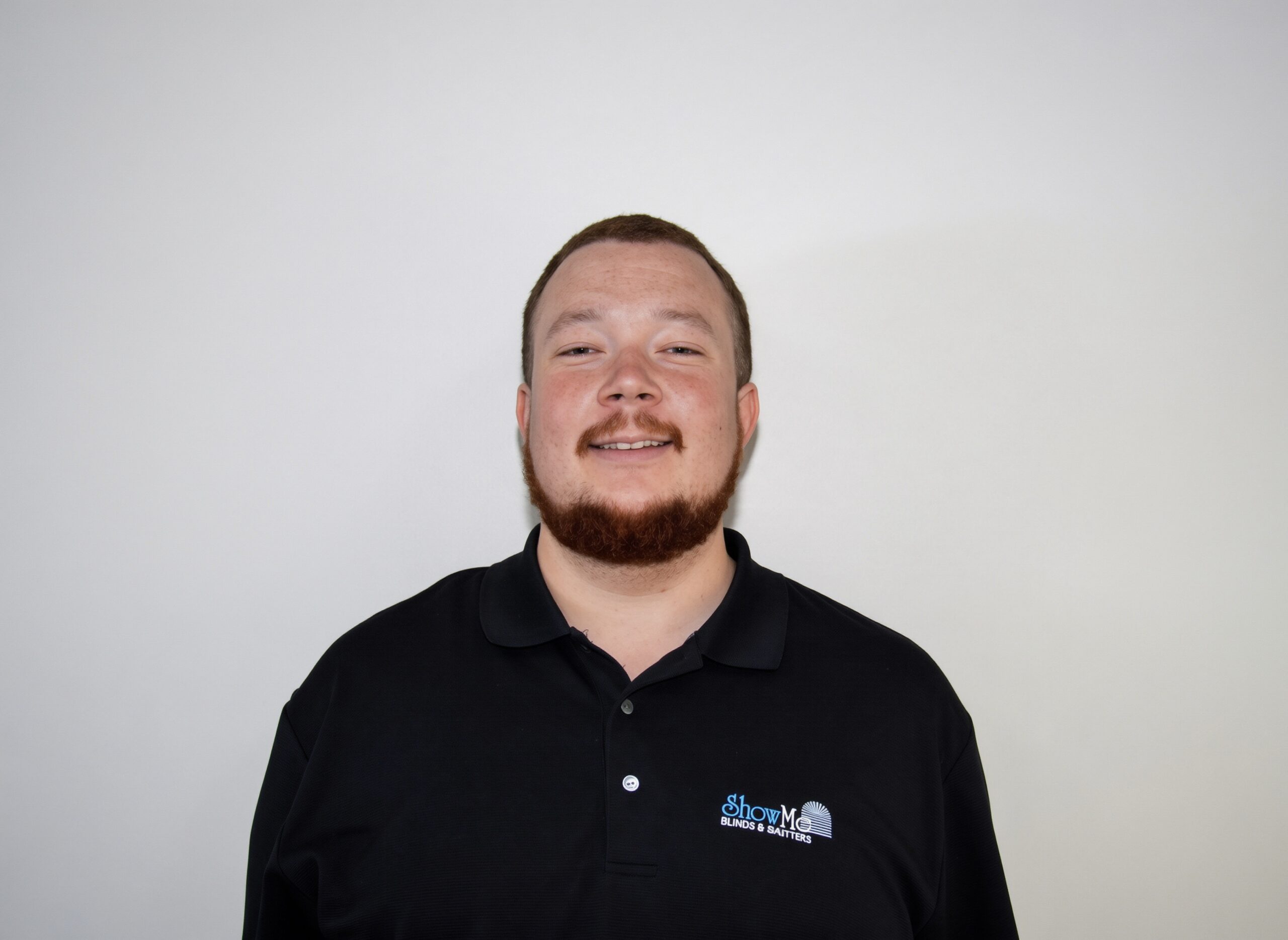 Kyle Bishop, a professional window treatment installer with Show Me Blinds in St. Louis, MO